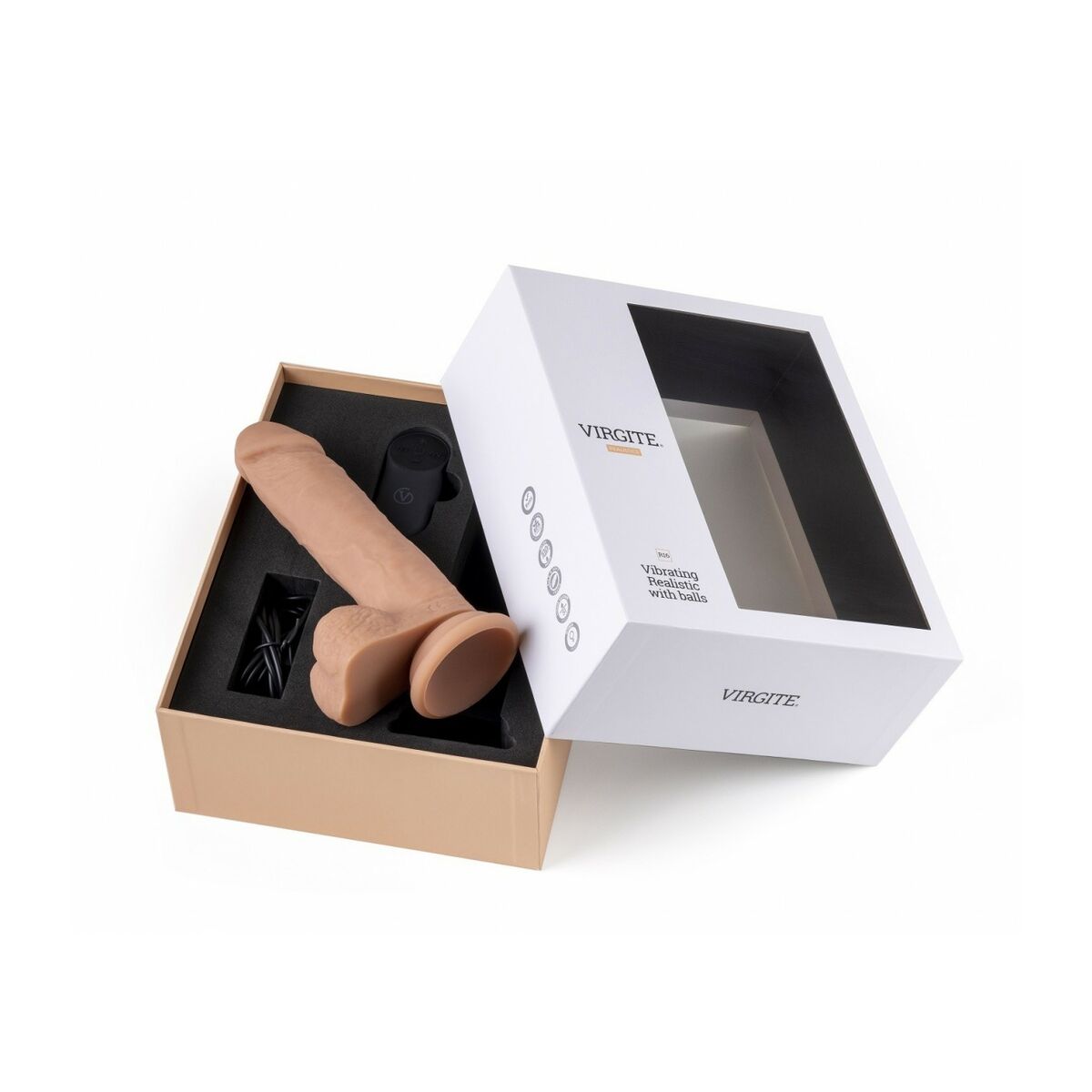 Realistlik vibraator Virgite 16 cm